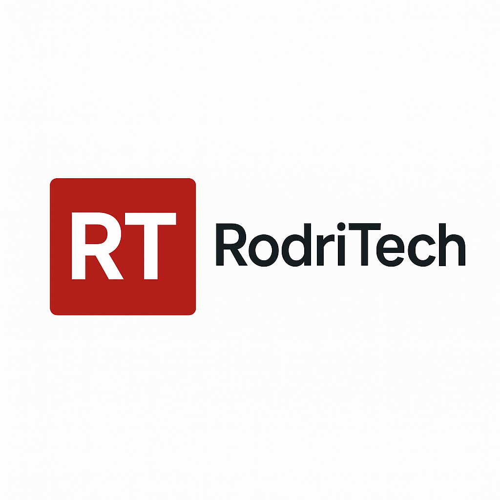 RodriTech Logo Light